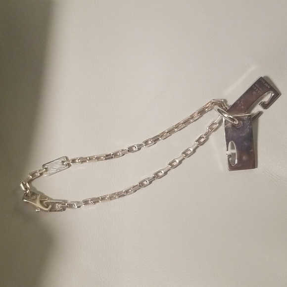 Women's Authentic Gucci Tag Bracelet 8mm 925 Sterling Silver - Picture 4 of 8